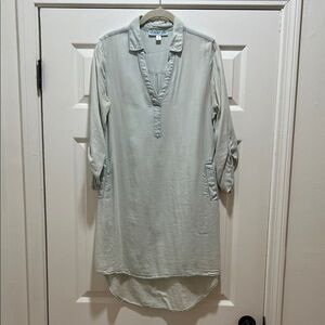 Soft Lyocell Tunic High Low Dress